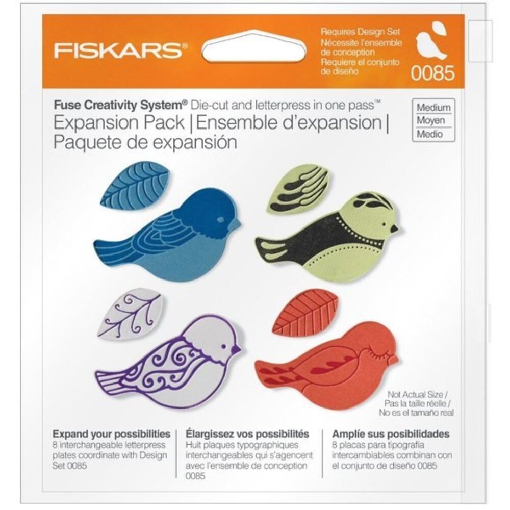 Fiskars Fuse Creativity Design 0085 Birds Leaves